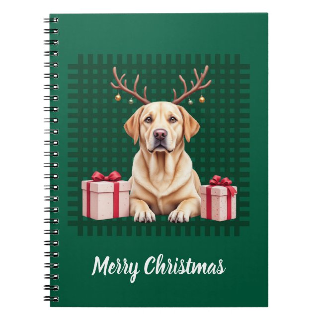Carnet Labrador Reindeer (Devant)