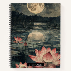 Carnet Lac de lotus au clair de lune (4)