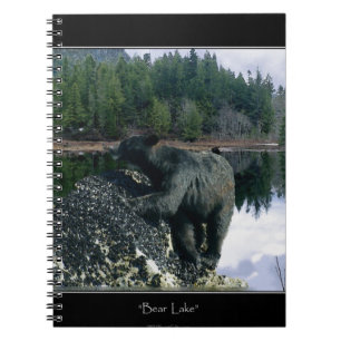Carnet Lac de l'Ours noir et sauvage