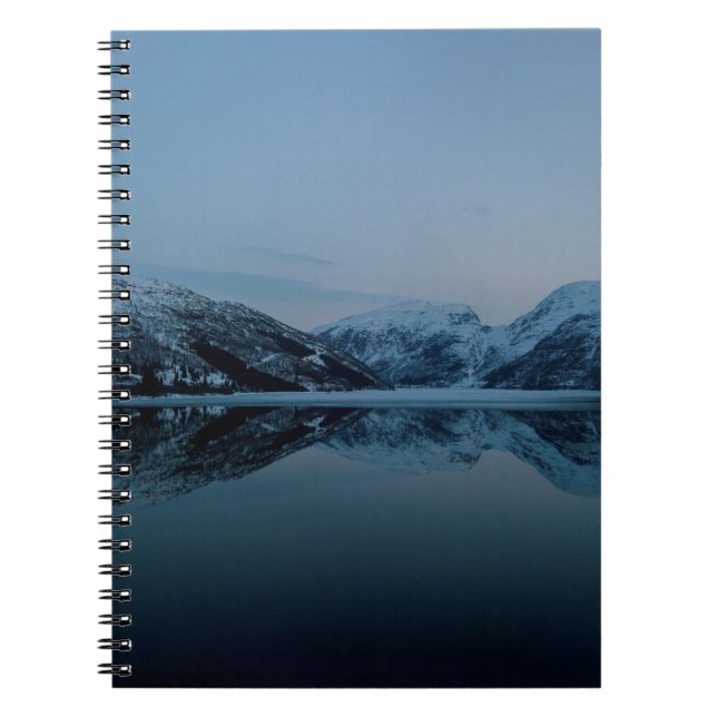 CARNET LAC ENTOURÉ DE MONTAGNES (Devant)