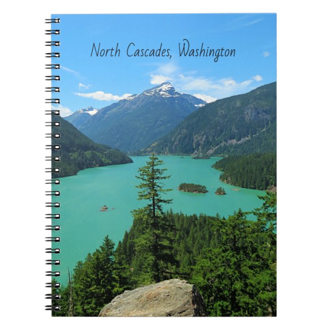 Carnet Lac Turquoise de Snowy Mountain à Washington (Devant)