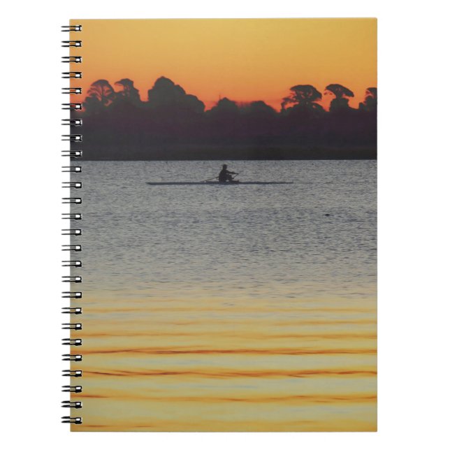 Carnet Lac Wendouree Calme Avant la Tombée de la Nuit (Devant)