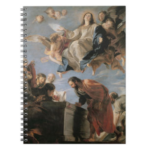 Carnet L'acceptation de la Vierge, 1673 (huile sur la