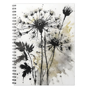 Carnet Lace de la Reine Anne - Fleurs aquarelle