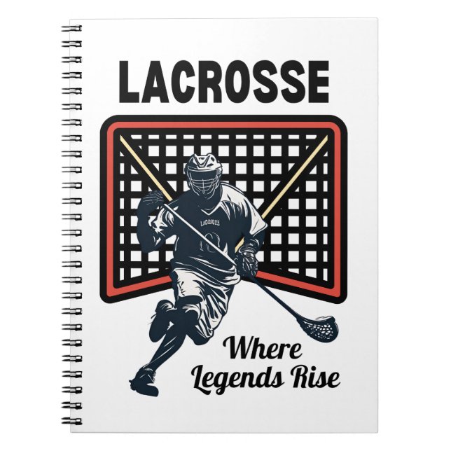 Carnet Lacrosse : Là où les légendes montent (Devant)