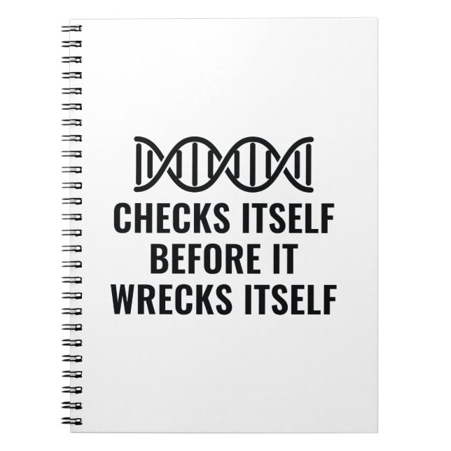 Carnet L'ADN se vérifie (Devant)