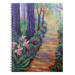 Carnet Lady Slippers on the Path