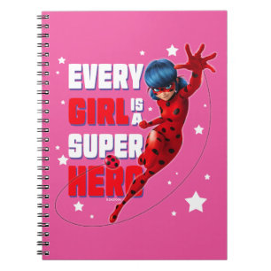 Carnet Ladybug Every Girl est un super héros