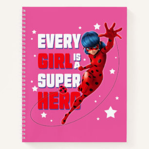 Carnet Ladybug Every Girl est un super héros