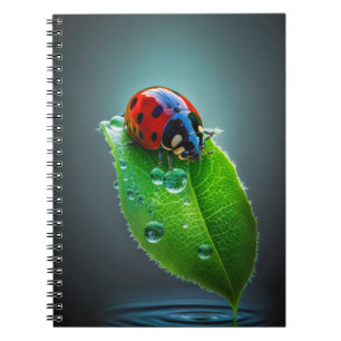 Carnet Ladybug Leaf Calme Nature Tranquille Saison paisib