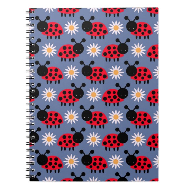 Carnet Ladybugs et Daisy Motif (Devant)