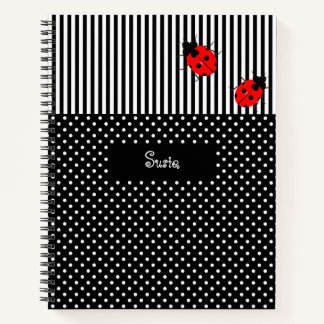 Carnet Ladybugs Spiral Design Ordinateur portable sur mes