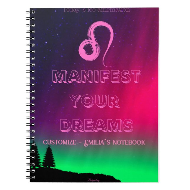 Carnet L'affirmation de Leo aujourd'hui (Devant)