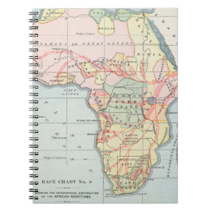 CARNET L'AFRIQUE : CARTE, 1894