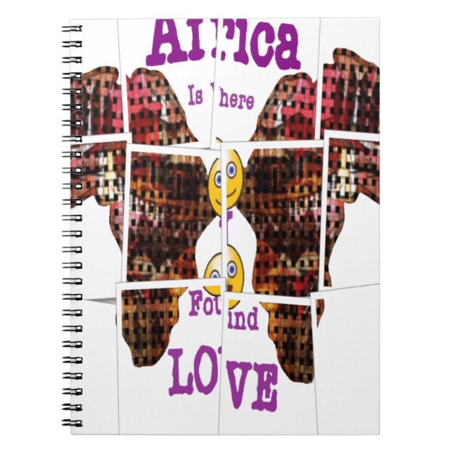 Carnet L'Afrique c'est là que j'ai trouvé l'amour (Devant)