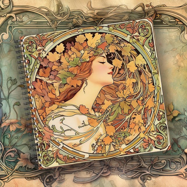 Carnet L'Âge d'or de l'Art nouveau de grâce (Créateur téléchargé)