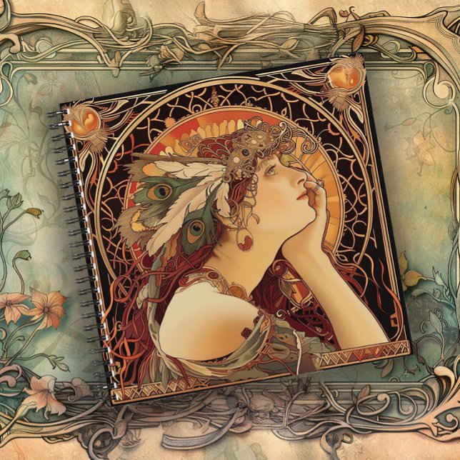 Carnet L'Âge d'Or de l'Art Nouveau Grâce (Créateur téléchargé)