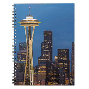Carnet L'aiguille de l'espace et Seattle du centre