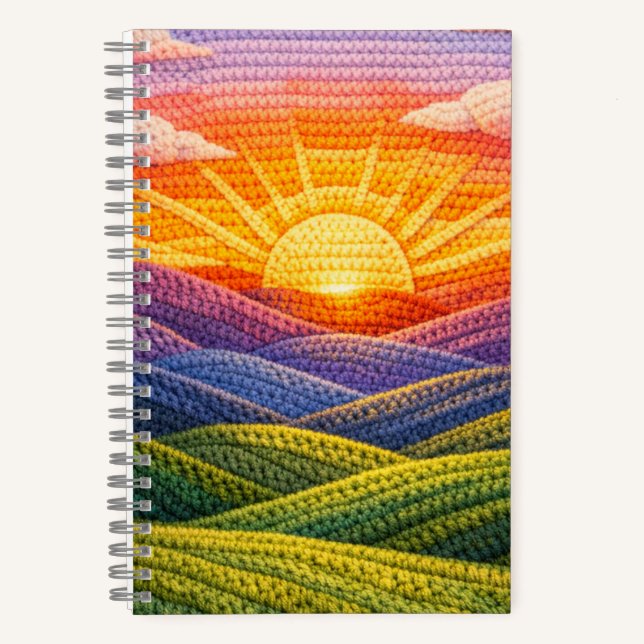 Carnet Laine acrylique (Recto)