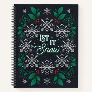 Carnet Laisser Il Neige Ordinateur Portable
