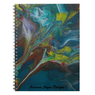 Carnet Laisser Il Y A Un Ordinateur Portable Spiral De Co