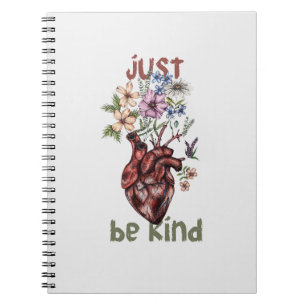 Carnet Laisser la gentillesse fleurir du coeur notaire