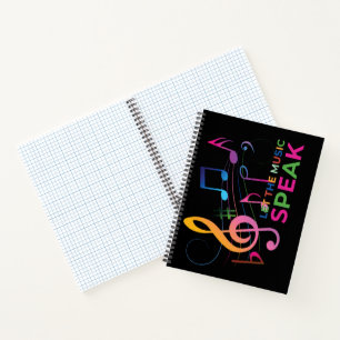 Carnet Laissez La Musique Parler, Notes Musicales