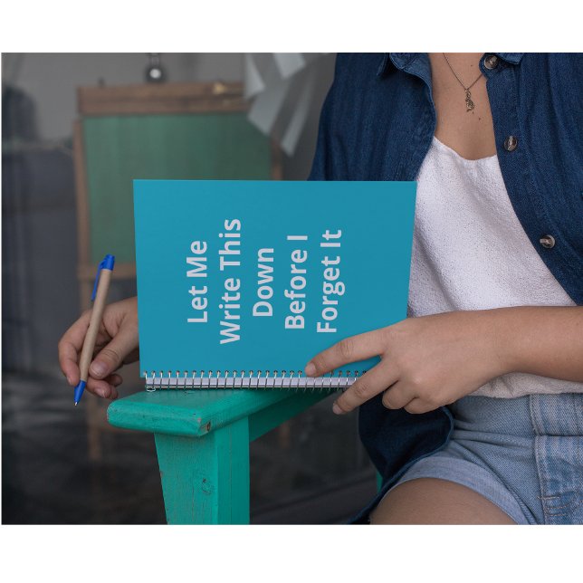 Carnet Laissez-Moi Écrire Ceci Avant Que Je Ne L'Oublie (Créateur téléchargé)