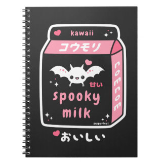 Carnet Lait de chauve-souris Pastel Goth