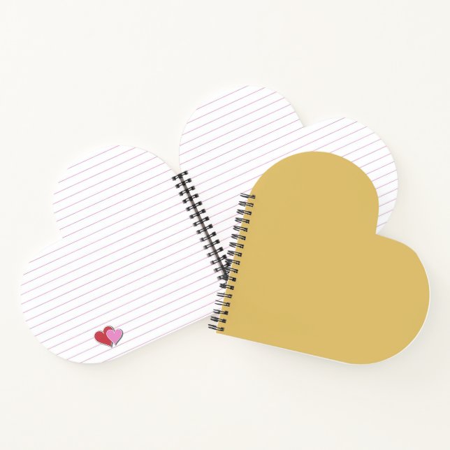 Carnet laiton uni couleur (Intérieur)