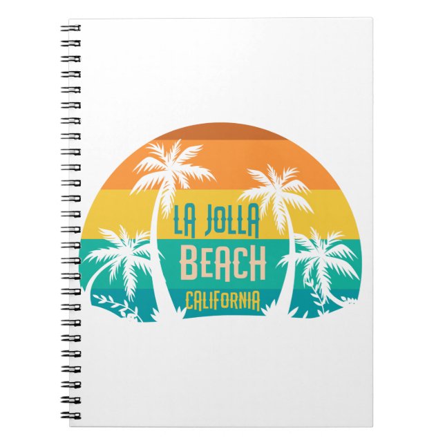 Carnet LaJolla Beach Retro (Devant)