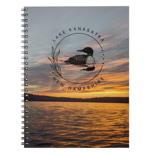Carnet Lake Kanasatka Loon Notebook (Devant)
