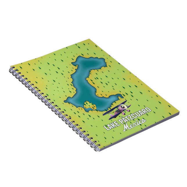 Carnet Lake Pátzcuaro Mexico Lake map (Côté Droit)