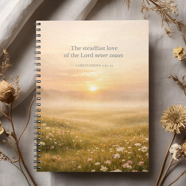 Carnet Lamentations 3:22 Verset Biblique Foi Chrétienne (Créateur téléchargé)