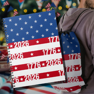 Carnet L'Amérique 250e Stars & Stripes 1776 2026