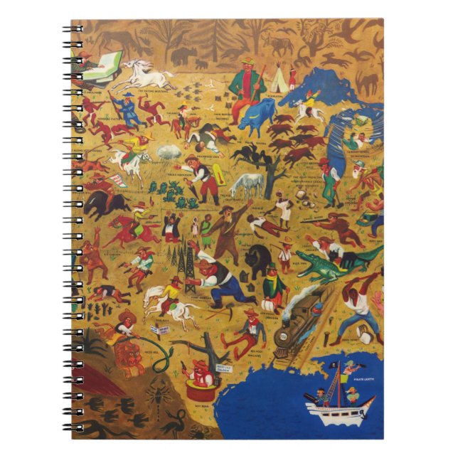 Carnet L'Amérique de William Gropper - Dessin folklorique (Devant)