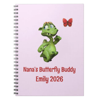 Carnet L'amie papillon de Nana Nom personnalisé pour fill