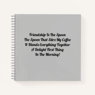 Carnet L'Amitié Est Le    SpoonNotebook