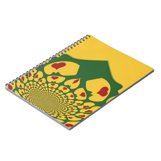 Carnet L'amour à Rasta Couleurs : Coeurs de reggae (Côté gauche)