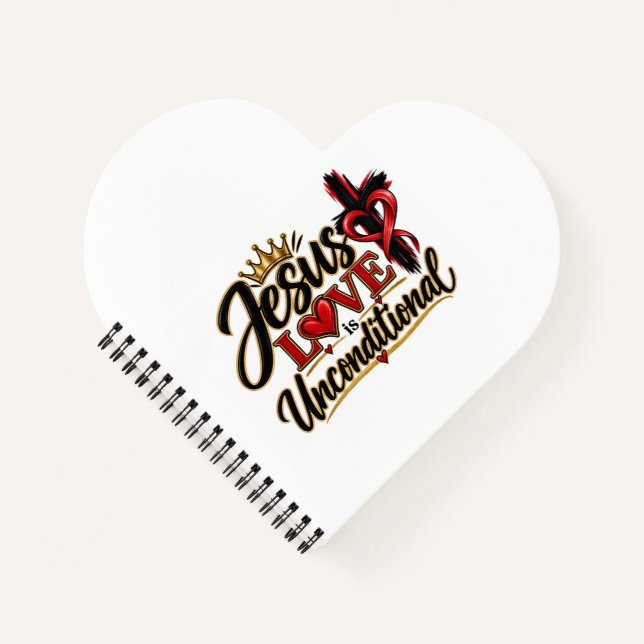 Carnet L'amour de Jésus est inconditionnel  (Devant)