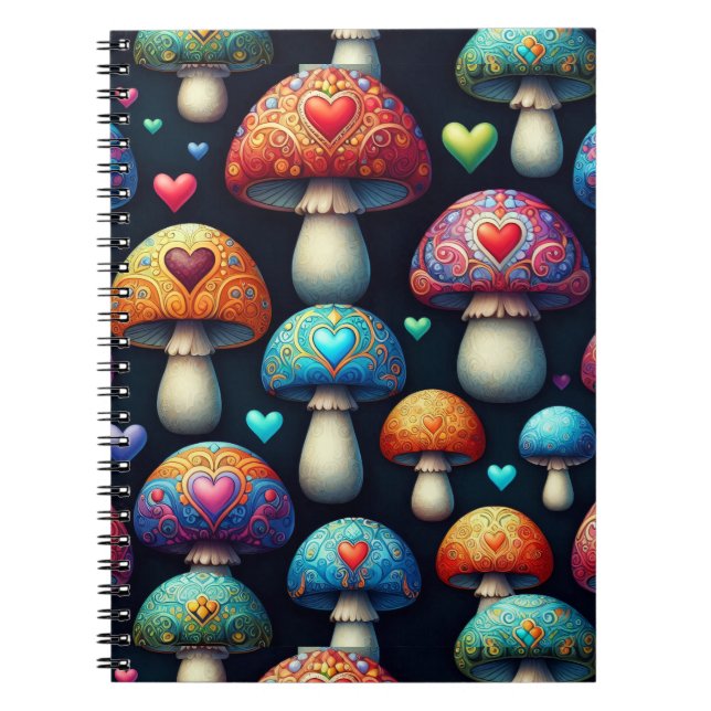 Carnet L'amour des champignons (Devant)