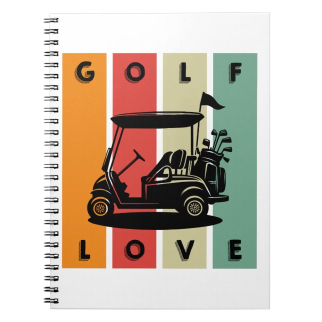 Carnet L'amour du golf (Devant)
