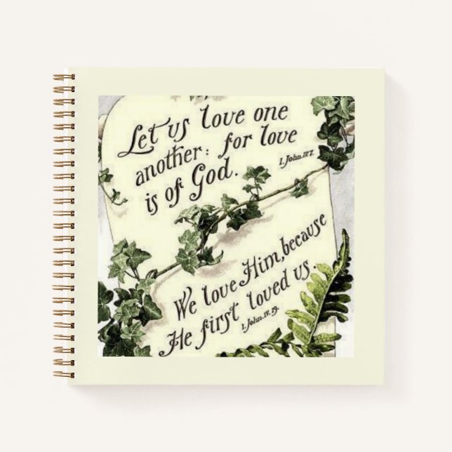 Carnet L'amour est de Dieu (Devant)