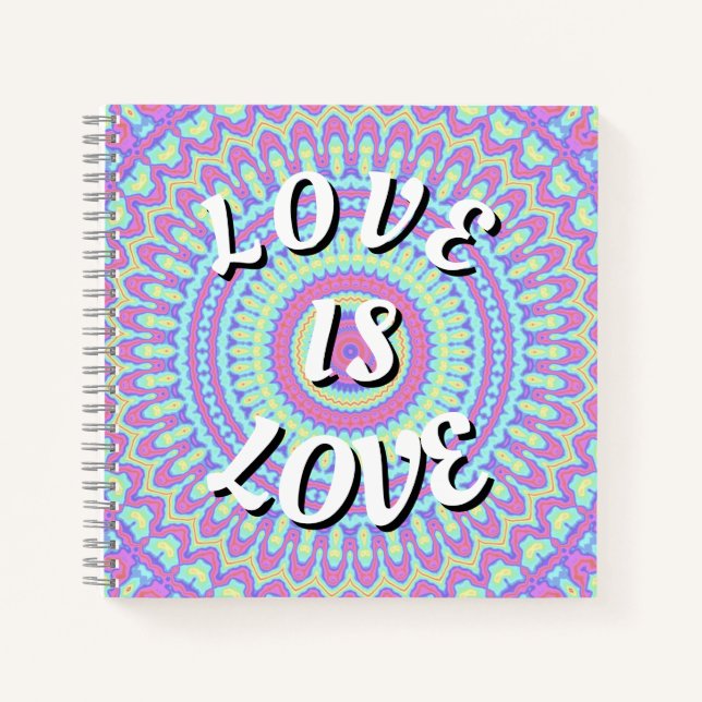 Carnet L'amour est l'amour Fierté (Devant)