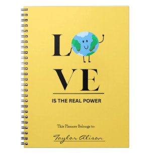 CARNET L'AMOUR EST LE VÉRITABLE PLANNER DU POUVOIR