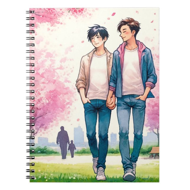 Carnet L'amour fleurit (Devant)
