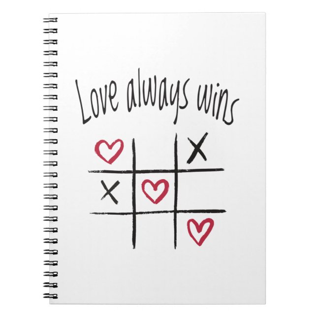 Carnet L'amour gagne toujours (Devant)