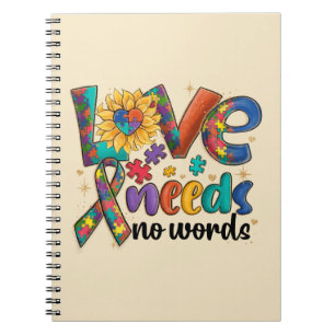 Carnet L'amour n'a pas besoin de mots - Sensibilisation s
