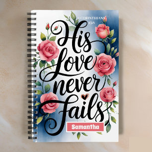 Carnet L'amour personnalisé n'échoue jamais Christian Jou