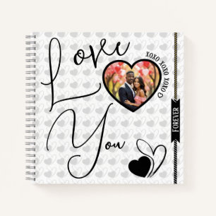 Carnet L'amour personnalisé Vous pour la Saint Valentin